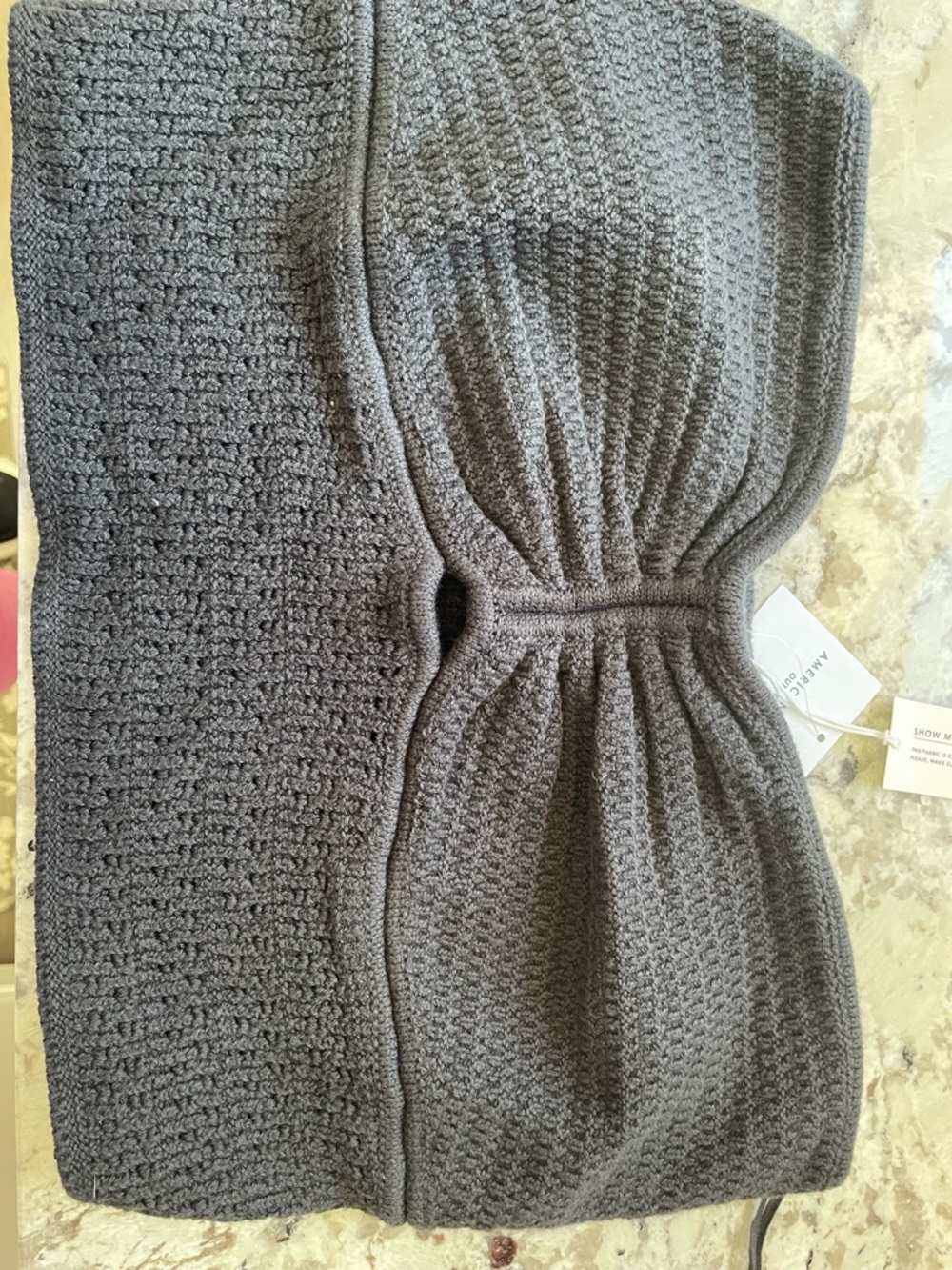 American Eagle Outfitters Charcoal Gray tube top